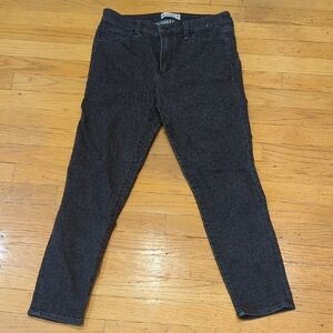 Abercrombie & Fitch Dark Gray Ankle Jeans
